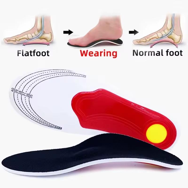 Women'S Shoes High Arch Support - แผ่นรองรองเท้าแบบออร์โธติกส์ระดับพรีเมียม รองรับอุ้งเท้าสูง แผ่นเจลรองรับอุ้งเท้า 3 มิติ สำหรับเท้าแบน
