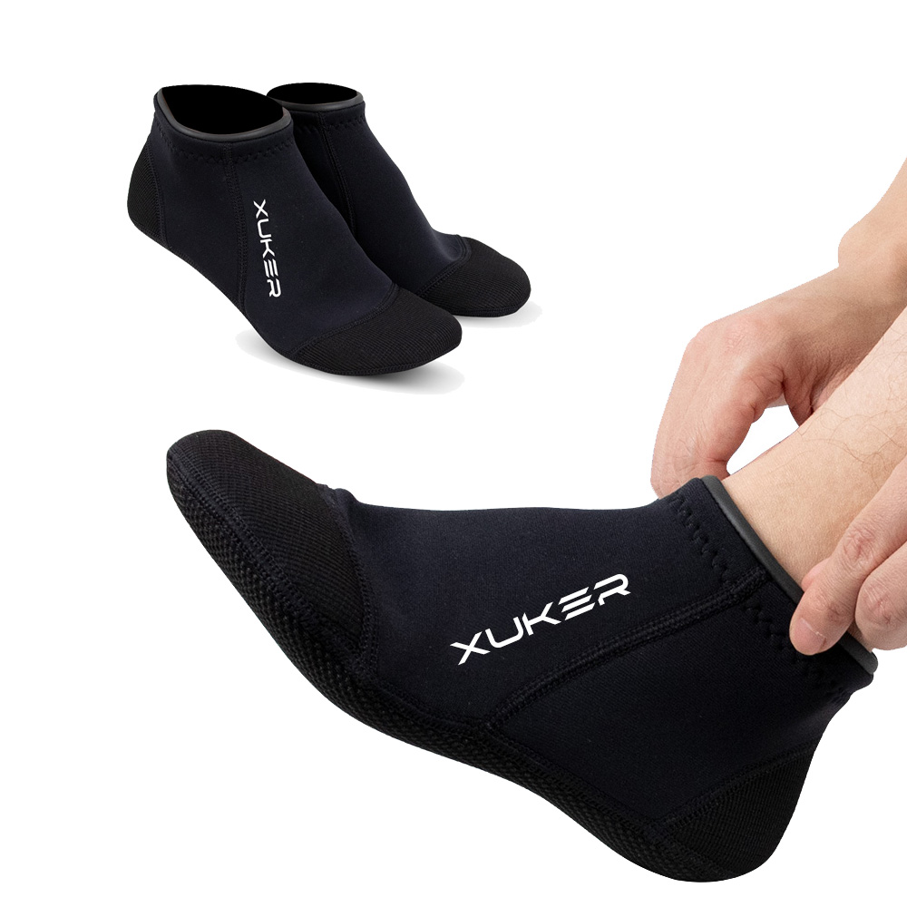 Women'S Shoes Neuropathy - ถุงเท้านีโอพรีนสำหรับผู้ชายผู้หญิง3มม. เย็บตะเข็บแบนราบสำหรับว่ายน้ำดำน้ำตื้นดำน้ำตื้น