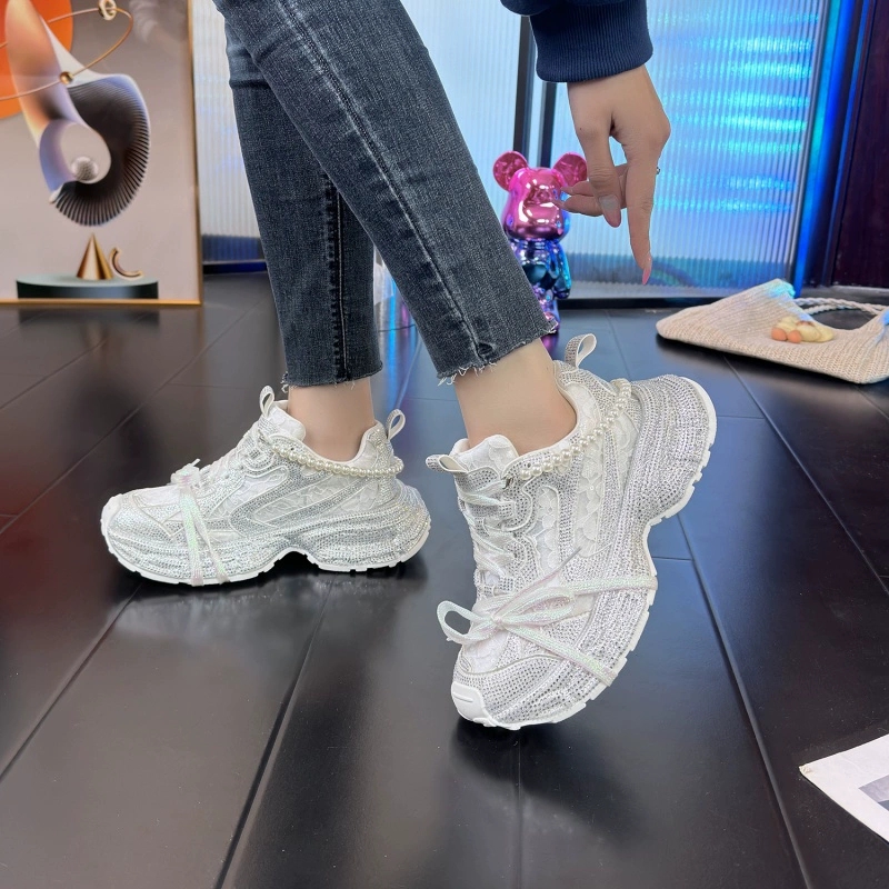 Women'S Shoes Paris - รองเท้าผ้าใบสีขาวรุ่นใหม่ปี 2025 สำหรับผู้หญิง Paris Nine Generation