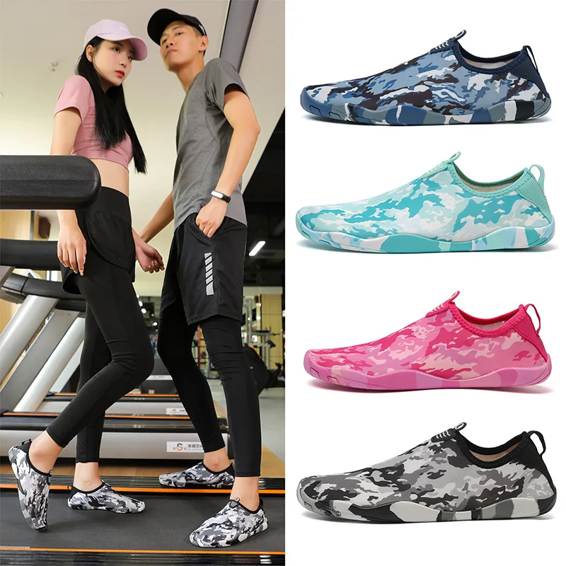 Women'S Shoes Neuropathy - (35-46) ผู้ใหญ่ชายหญิง ลายพราง รองเท้าดำน้ำนีโอพรีนยางน้ำหนักเบาพิเศษ รองเท้าชายหาดกันลื่น รองเท้าผ้าใบ