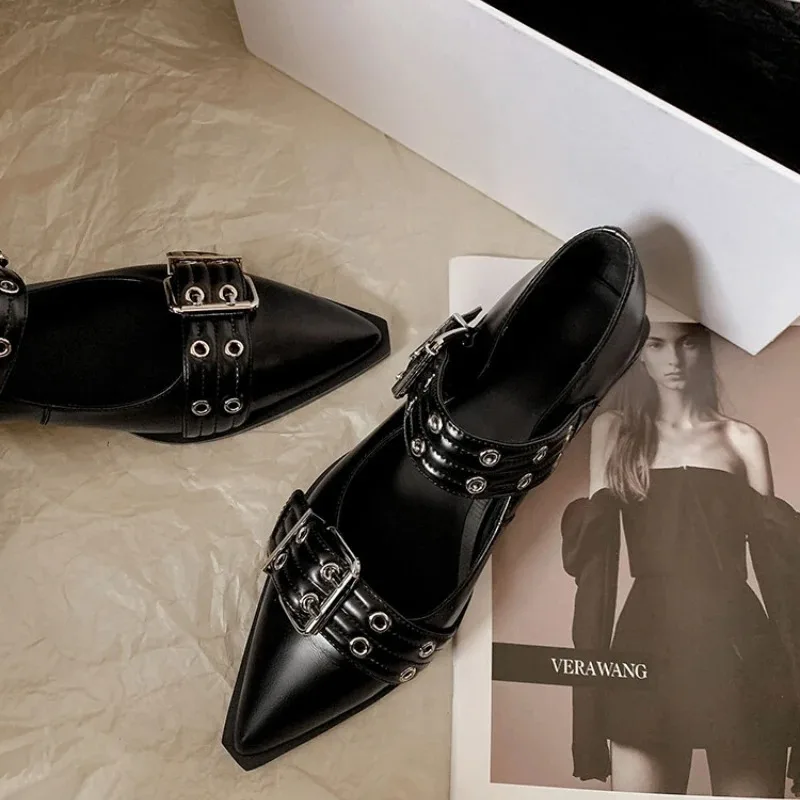 Women Shoes Sandals - รองเท้าผู้หญิง Designer Luxury Low Heel ปั๊มแฟชั่นสุภาพสตรีรองเท้า