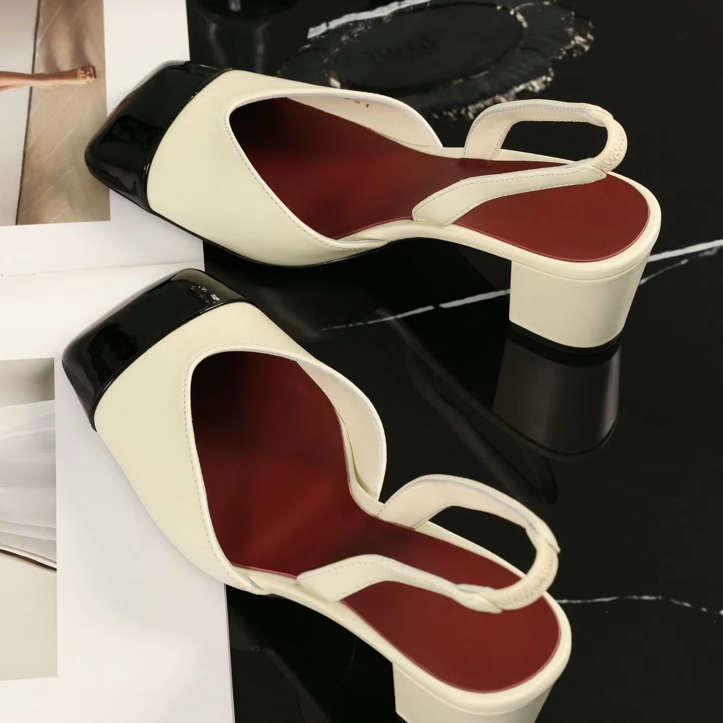 รองเท้าส้นสูงแบบสลิงแบ็คสำหรับ - Women Shoes Sandals บทวิจารณ์และราคา