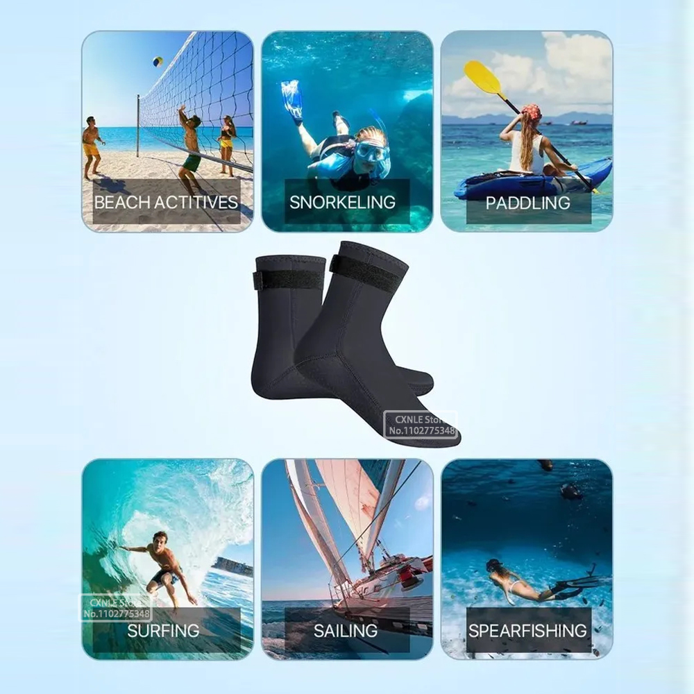5mm Neoprene ดําน้ําถุงเท้าชุด - Women'S Shoes Neuropathy บทวิจารณ์และราคา