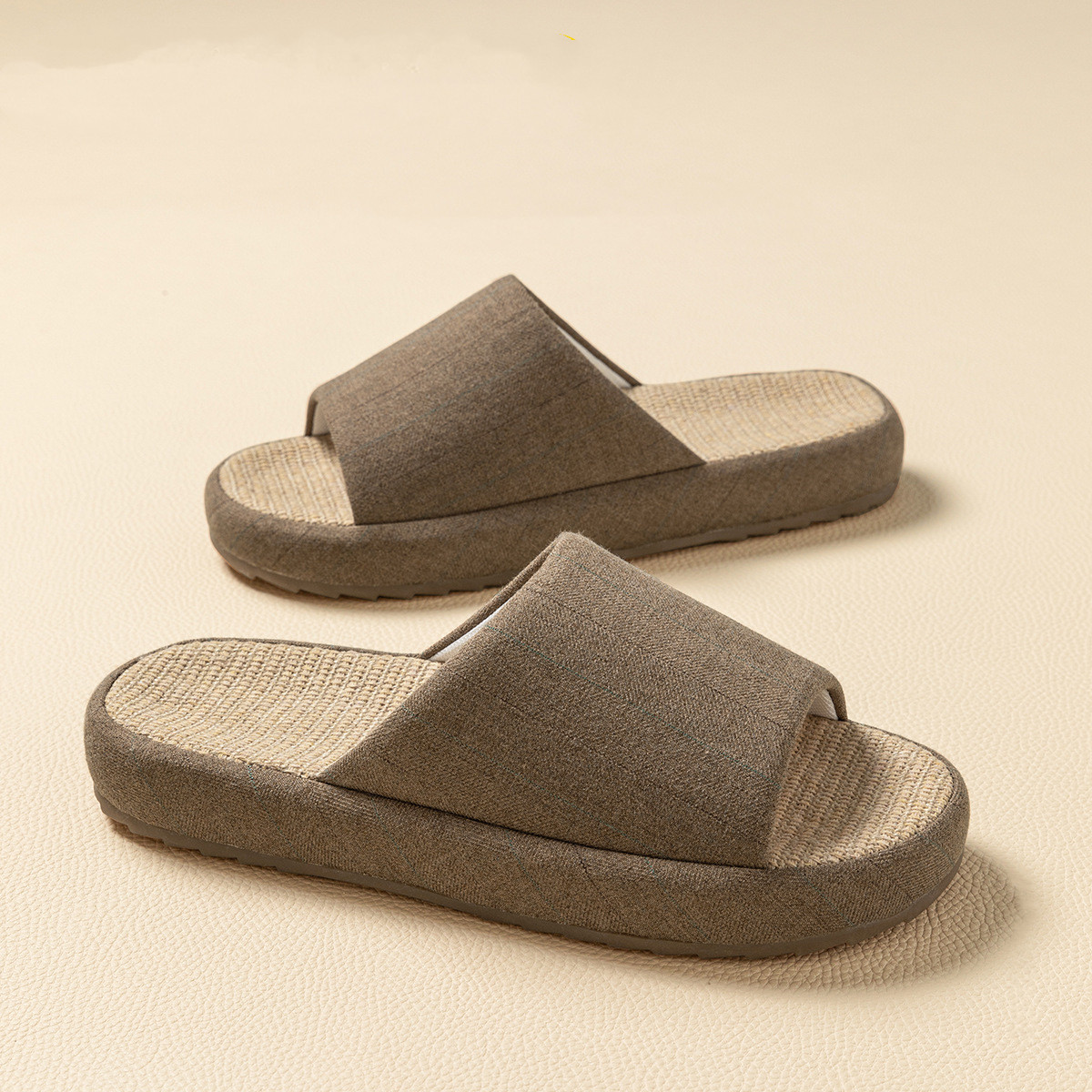 ฤดูร้อนผู้หญิงรองเท้าแตะบ้านผ้ - Women'S Shoes To Men'S Size บทวิจารณ์และราคา