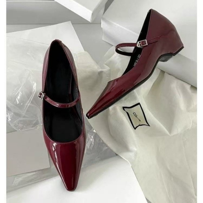 รองเท้าส้นเตารีดแบบแมรี่เจน ดี - Women Shoes Sandals บทวิจารณ์และราคา