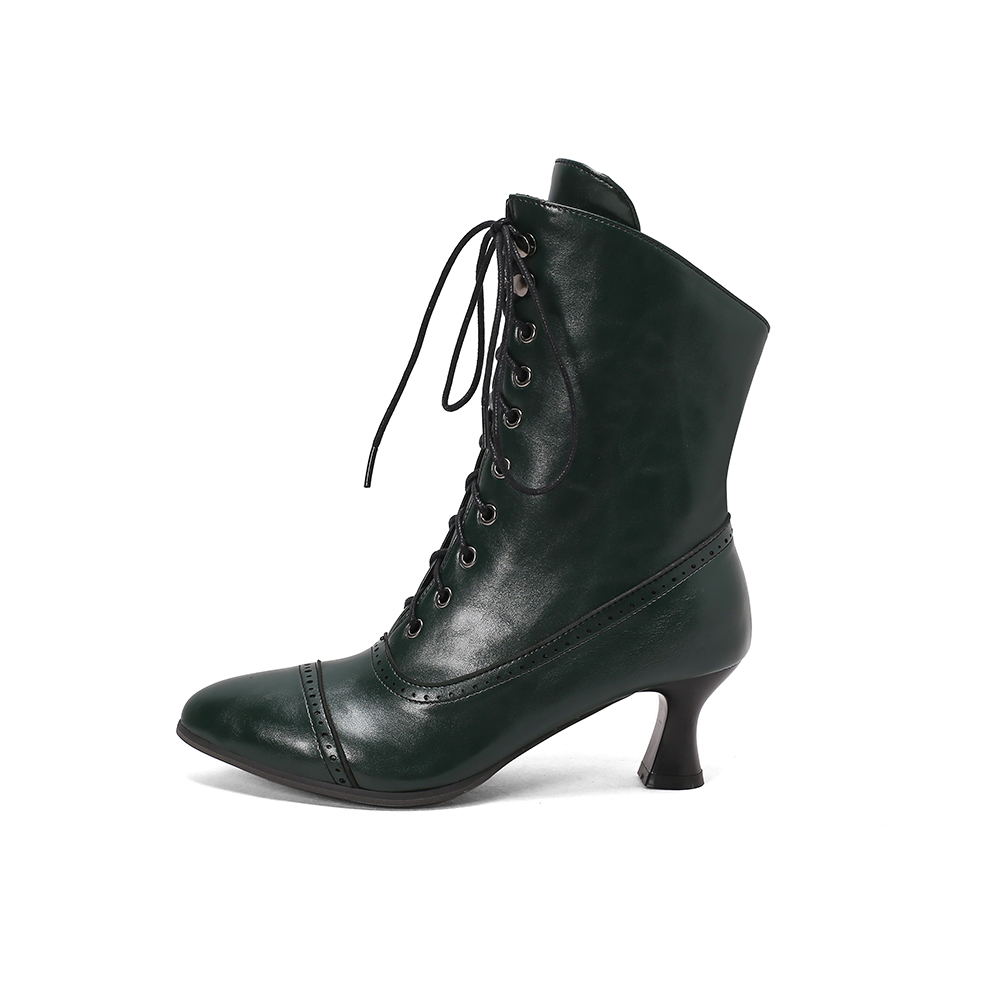 รองเท้าบูทส้นสูงหัวแหลมสีแดงน้ - Women'S Shoes In Size 12 บทวิจารณ์และราคา
