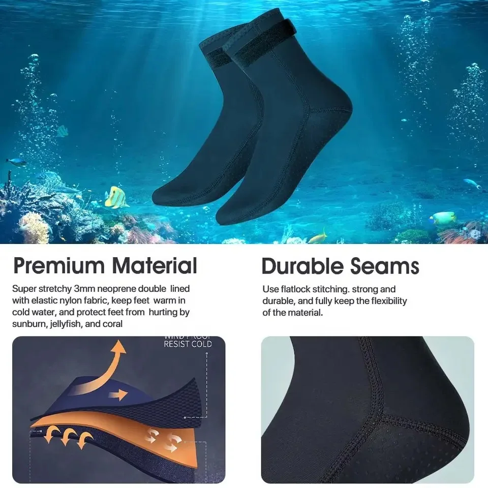 ถุงเท้าดำน้ำนีโอพรีน 3 มม. ชุด - Women'S Shoes Neuropathy บทวิจารณ์และราคา