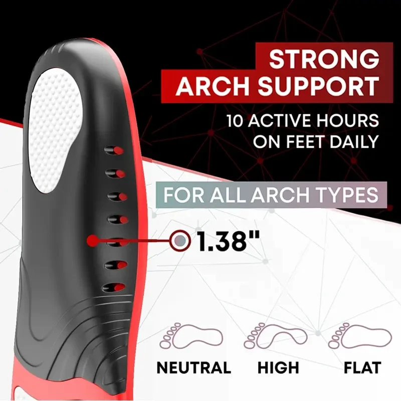 แผ่นรองรองเท้าแบบโค้งสูง รองรั - Women'S Shoes High Arch Support บทวิจารณ์และราคา