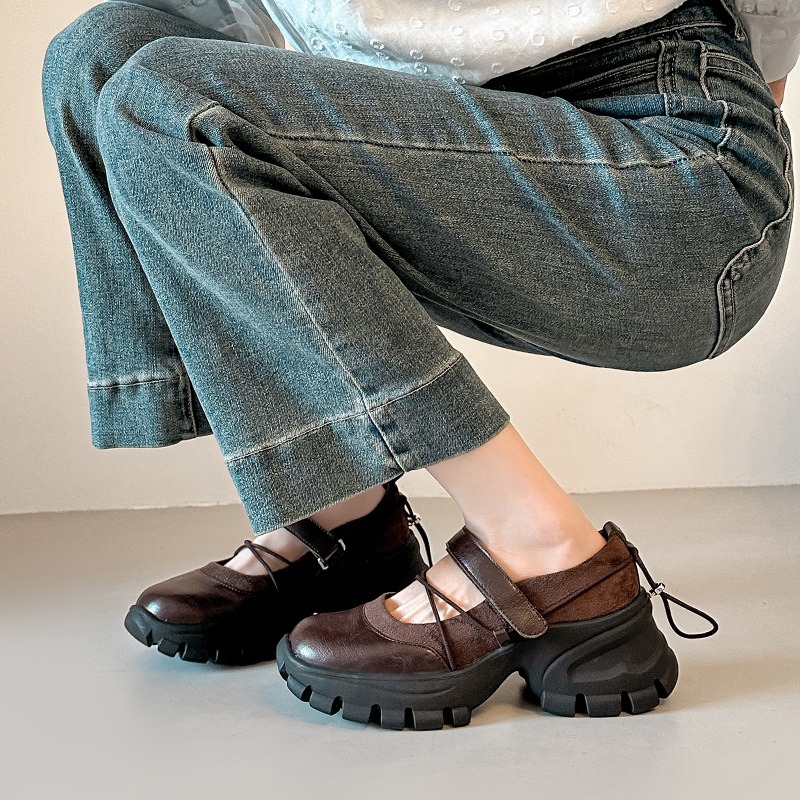 ใหม่เรโทรบัลเลต์แมรี่เจนรองเท้ - Women Shoes Sandals บทวิจารณ์และราคา