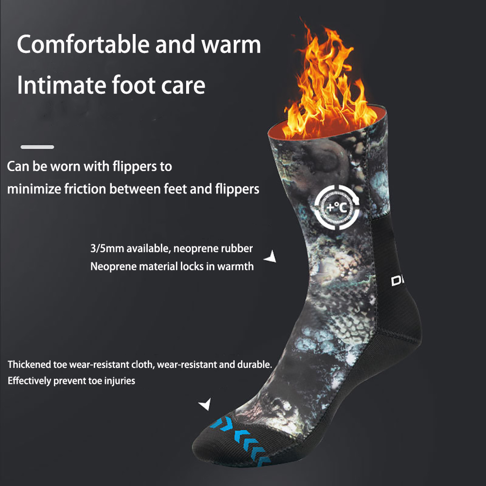 3/5/7mm Neoprene Camo ดําน้ําถ - Women'S Shoes Neuropathy บทวิจารณ์และราคา