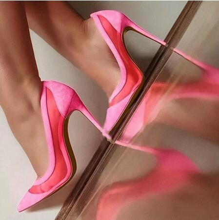 รองเท้าส้นสูงแบบสวม ส้นบาง สีช - Women'S Shoes In Size 12 บทวิจารณ์และราคา
