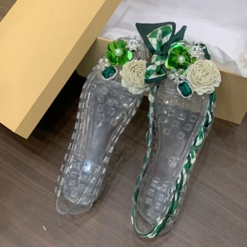 รองเท้าแตะเปิดนิ้วเท้าทรงสี่เห - Women Shoes Sandals บทวิจารณ์และราคา