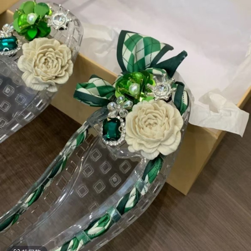 รองเท้าแตะเปิดนิ้วเท้าทรงสี่เห - Women Shoes Sandals บทวิจารณ์และราคา