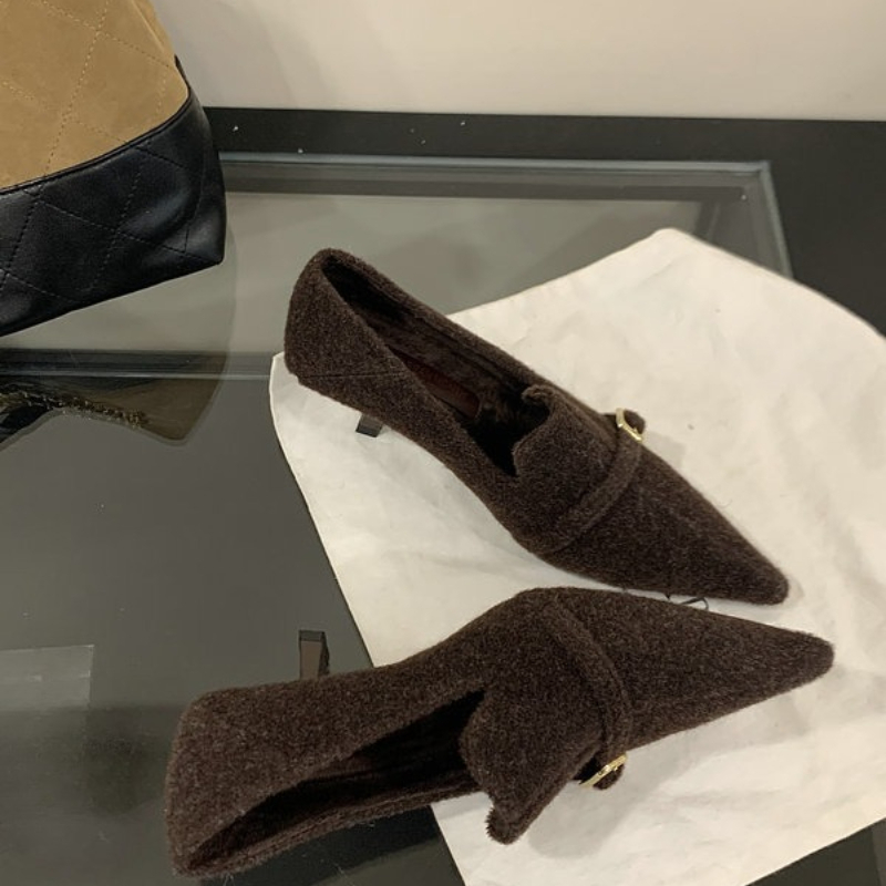 รองเท้าส้นเข็มแบบสวม ปลายแหลม  - Women Shoes Nb บทวิจารณ์และราคา