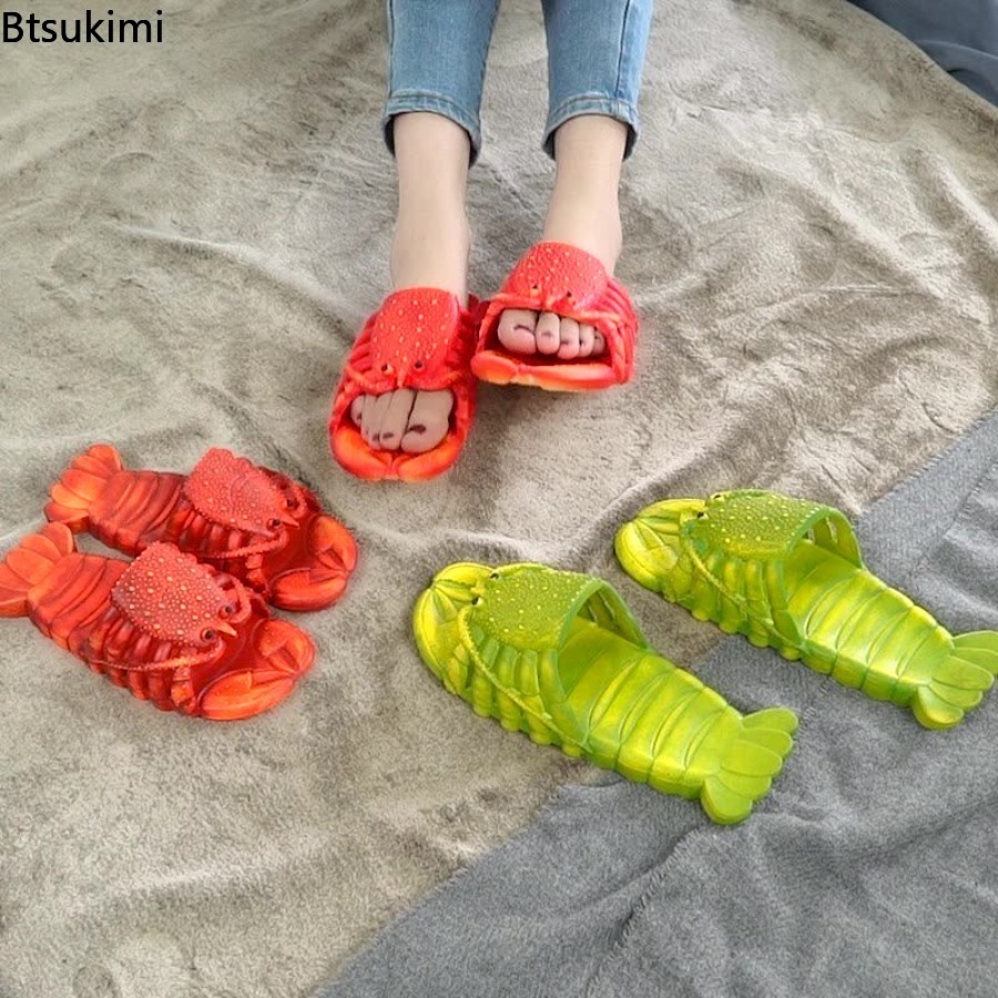 รองเท้าแตะลายการ์ตูนกุ้งมังกรส - Women'S Shoes To Men'S Size บทวิจารณ์และราคา