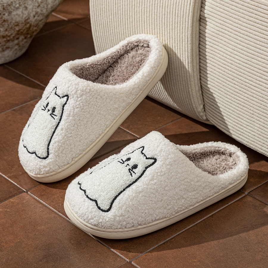 รองเท้าแตะผู้หญิงลายแมวน่ารัก  - Women Shoes For Winter บทวิจารณ์และราคา