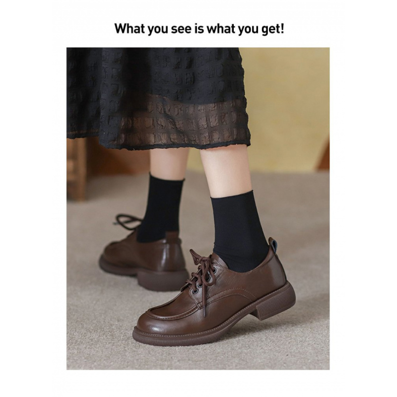 รองเท้าโลฟเฟอร์แบบผูกเชือกและร - Oxford Lace Up Women บทวิจารณ์และราคา