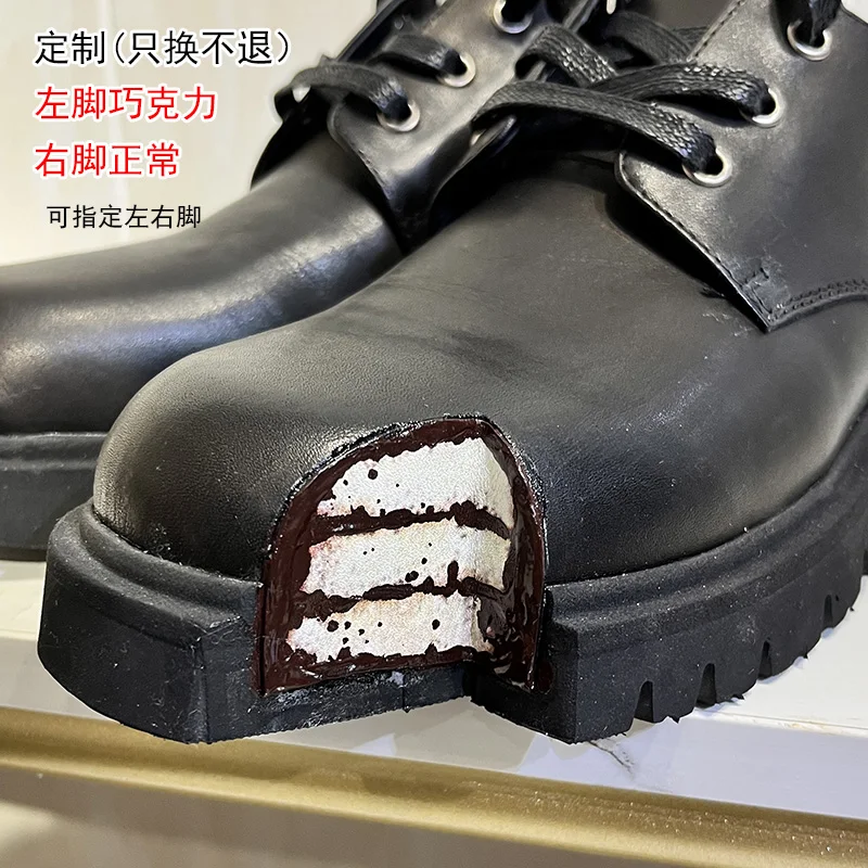 รองเท้าเดอร์บี้พื้นหนาแบบเค้ก  - Oxford Lace Up Women บทวิจารณ์และราคา